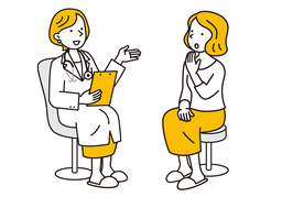 talk withのイラスト